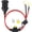 2 FT, variant on mistyhony 12V/24V Fixed Thread Cigarette Lighter Socket Extension Cable with Perforated Terminal Direct Battery Type car Adapter 2.5mm² 20A Heavy Duty Cable 10FT(Free Two Blade fuses)