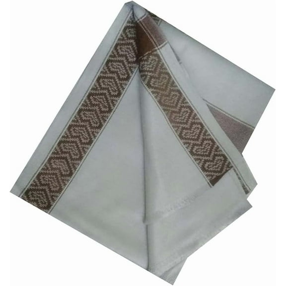 Stylesindia Men's Woven Winter Shawl - Elegant Solid Color Warm Lohi Stoles (35"x70") (Grey)
