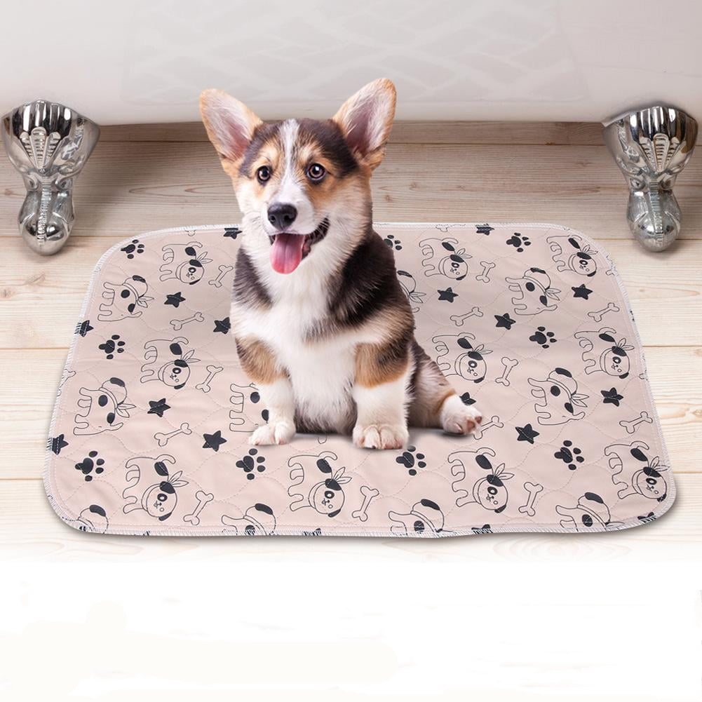 Walfront 3 Sizes Reusable Waterproof Puppy Dog Cat Pee Bed Pad
