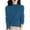 Blue, variant on Women Sweaters Clearance Sale Women's Semi Turtleneck Sweater Long Sleeve Solid Color Pullover With A Base Shirt Autumn And Winter Warm Loose Sweater