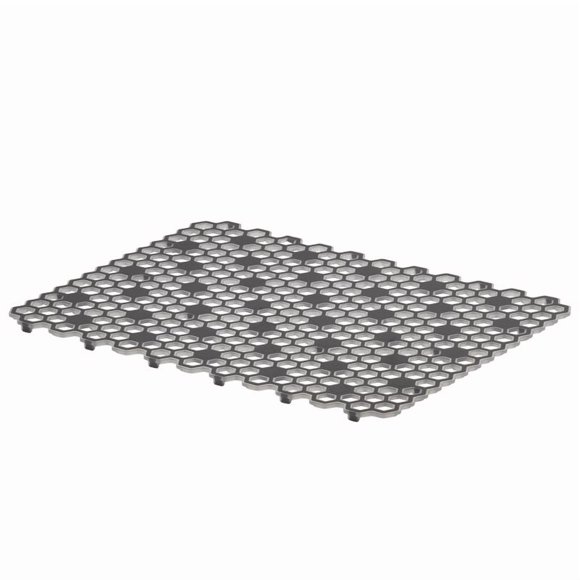 SINK MAT HEXA 16"LX0.5"W(Pack of 1)