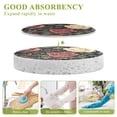 thumbnail image 3 of 3 Packs Of Wood Pulp Cotton Dishwashing Sponge 3.54x2.56 Inch Dishwashing Sponge Household Cleaning Sponge Kitchen Utensils Clean Use Cool Rose, 3 of 7