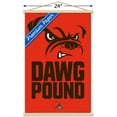 thumbnail image 3 of NFL Cleveland Browns - Dog Pound 15 Wall Poster with Wooden Magnetic Frame, 22.375" x 34", 3 of 3