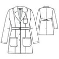 thumbnail image 2 of 3 PKT 34" WAISTBAND LABCOAT, 2 of 2
