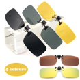 thumbnail image 3 of TOP-MAX Polarized Clip on Sunglasses, Polarized Lenses Clip On Driving Glasses UV 400 Protection, Unisex (1pcs, Brown-Small), 3 of 6