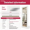 thumbnail image 4 of 1-Lite Mirror Door Slab with/without Prehung Kit, White, 4 of 9