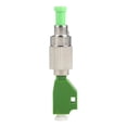 thumbnail image 4 of Adaptador de fibra a LC (hembra , macho LC) de rendimiento, reemplaza al robusto adaptador de fibra óptica, conector acoplador óptico. Verde, 4 of 8