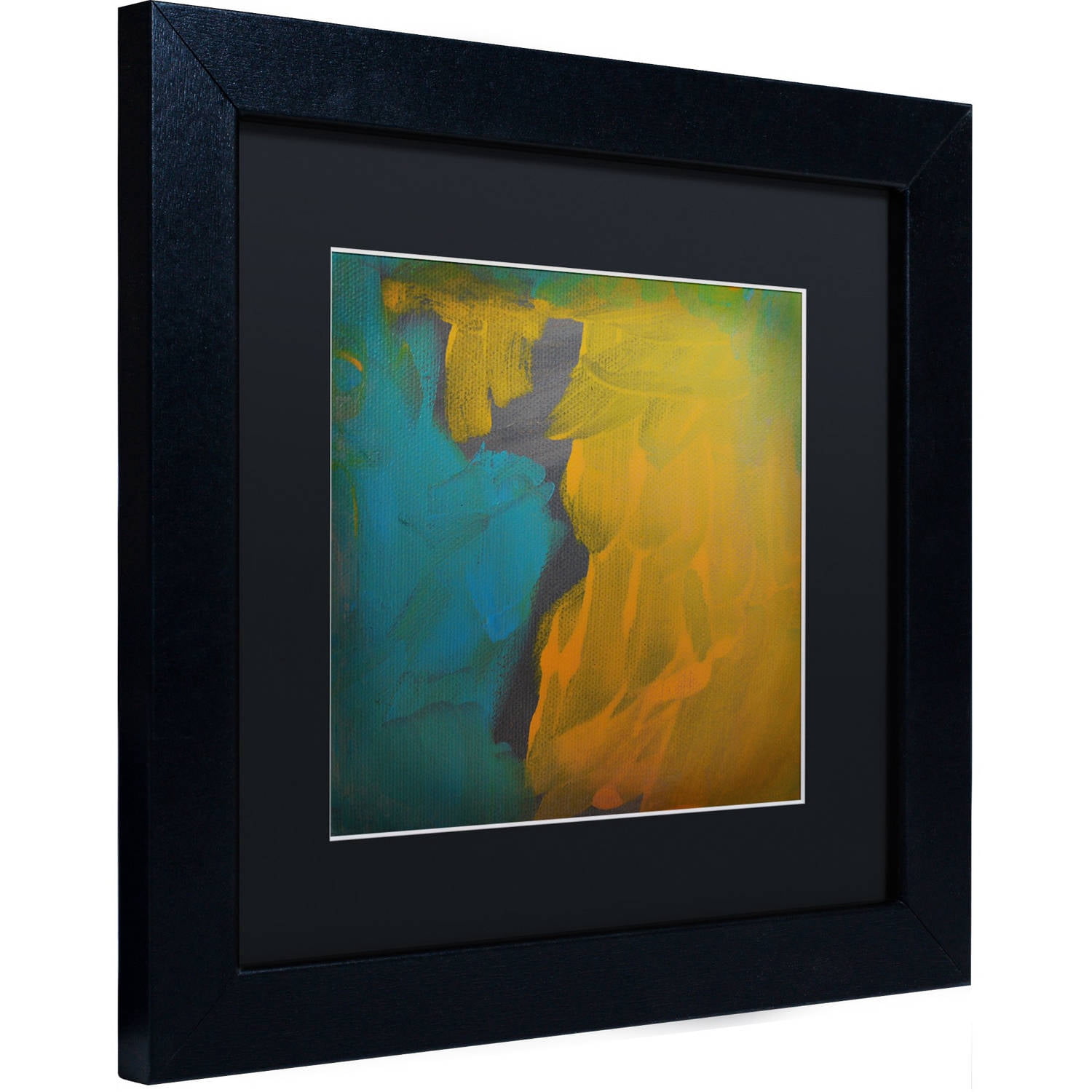 Trademark Fine Art "Rogue" Canvas Art by Nicole Dietz Black Matte, Black Frame