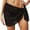 Black, variant on HNMKIU Elegant Women's Sheer Knotted Wrap Cover Up Skirt Beachwear Swimwear Fashionable Lightweight Layer Blue,M