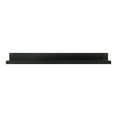 thumbnail image 2 of Kate and Laurel Mezzo Modern Metal Ledge Shelf, Black 36", 2 of 7