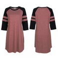 thumbnail image 5 of Women's Pajamas Soft Nightdress V Neck Nightshirt Comfy Sleep Shirt Short Sleeve S-2XL, 5 of 7