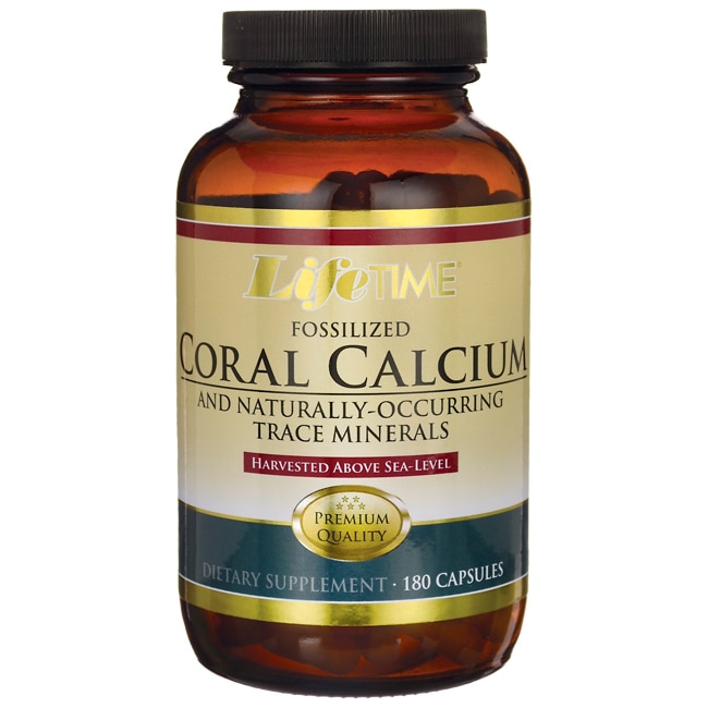 Lifetime Vitamins Fossilized Coral Calcium 375 mg 180 Caps