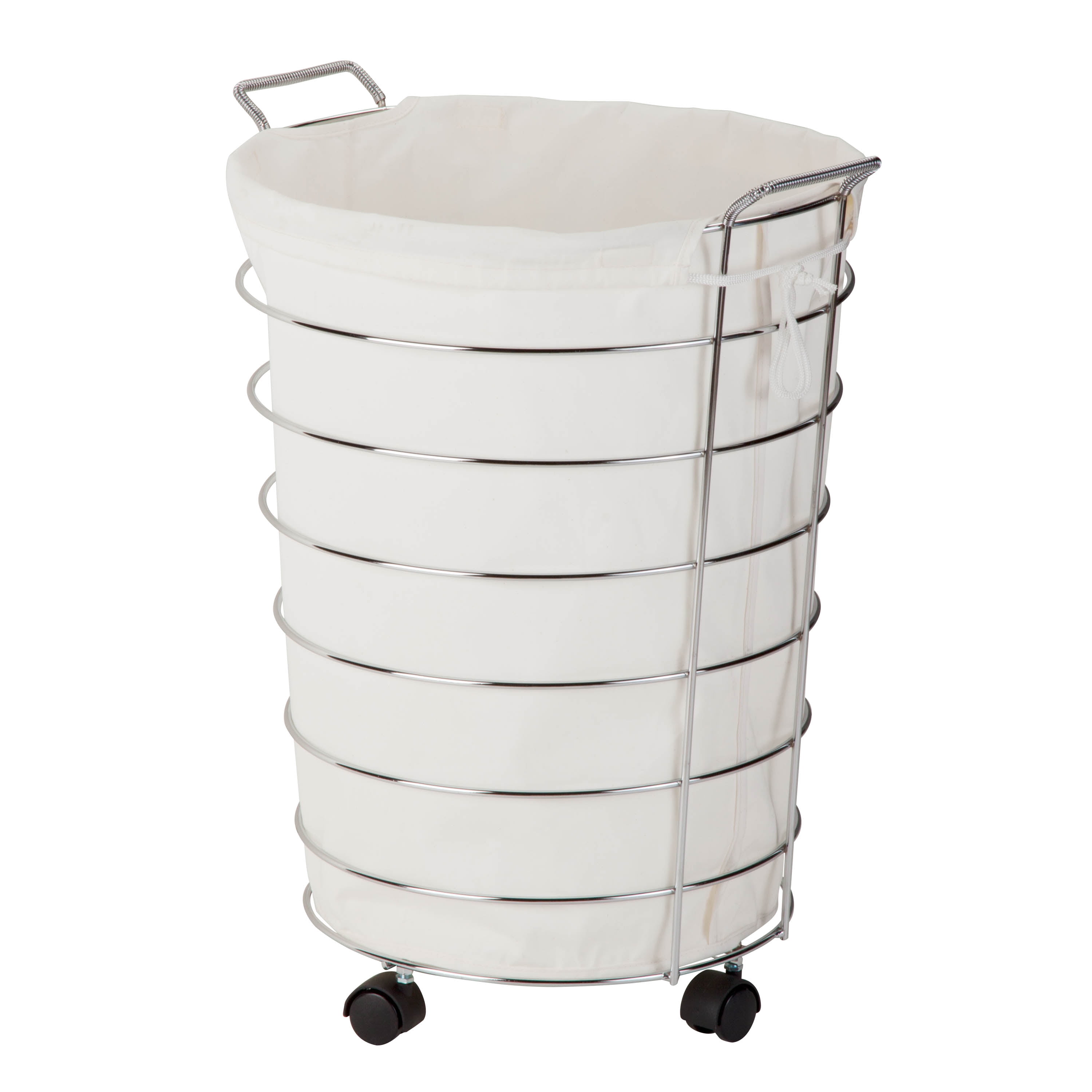 Laundry Basket Hamper Dirt Washing Clothes Storage Organizer With Wheel 