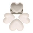 thumbnail image 1 of Platos en forma de corazón, platos para servir frutas, decorativos, plato de corazón, bandeja para servir el día de San Valentín, para dulces, nueces, Blanco, 1 of 10