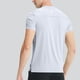 thumbnail image 5 of pstuiky camisetas de hombre, Camisa informal ajustada de color liso con cuello en V y manga corta para hombre. camisas casuales para hombre l, 5 of 5