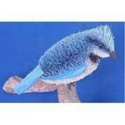 5 inch Brushart Blue Jay with Branch