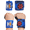 Duo D, variant on Crown Limited Supply Lifting Straps - Unisex, Blue, Weight Lifting Straps