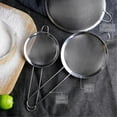 thumbnail image 3 of Sieve / Strainer | Pack Of 3 | 7cm, 12cm & 18cm | Marine-grade Stainless Steel | Finest Mesh | Temperature-proof | No Sharp Edges | Anti-corrosive | B, 3 of 5