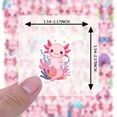thumbnail image 6 of 35pcs-50pcs Cute Axolotl Sticker Pack Pink Cartoon Stickers for Laptops Suitcase Phone, 6 of 9