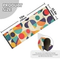 thumbnail image 5 of Yayeee Runner Rug for Bedroom 2'x6' Machine Washable Hallway Non Slip Mat, Green Geometric, 5 of 8