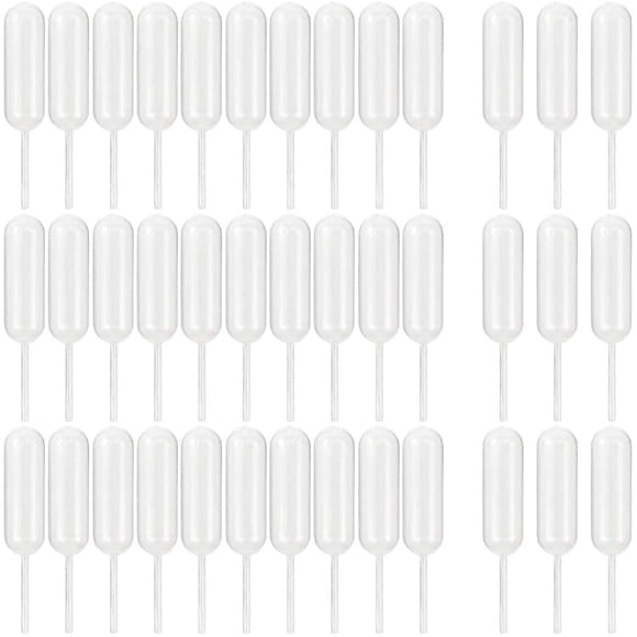 Tomnk 350 pipetas de plástico de 4 ml, pipetas de transferencia exprimibles, adecuadas para magdalenas de chocolate, fresas