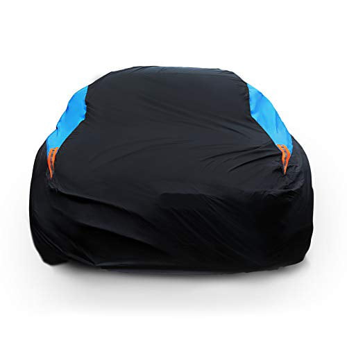 MORNYRAY Car Cover Waterproof All Weather Windproof Snowproof UV Protection Outdoor Indoor Full car Cover Universal Fit for Sedan Fit Sedan Length Up to 177 inch 