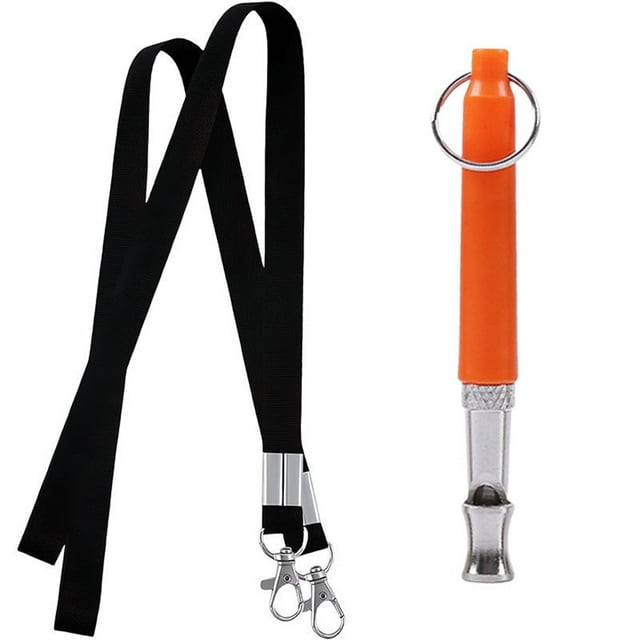 Adjustable Frequency Silent Dog Training Whistle Metal Obedience Recall Tool for Small Medium Large Dogs