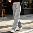 thumbnail image 6 of Tsivenald Sweatpants for Women Baggy Sweat Pants for Women Elastic Waist Drawstring with Pockets Casual Gym Lounge Workout Pants, 6 of 7