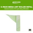 thumbnail image 4 of Lint Roller Refill Evercare, paquete de 6 unidades, para pelo de mascotas, 300 hojas, 4 of 8