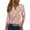 Light pink #091, variant on HaHaHappy Merry Christmas Shirts Womens Plus Size Ugly 3/4 Sleeve T-Shirts Christmas Print Dressy Tunic Tops V Neck Vintage Three Quarter Length Blouses Cute Pullover Dark Green M