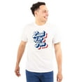 thumbnail image 3 of American Land of the Free Patriotic Men's Graphic T Shirt Tees Brisco Brands L, 3 of 6