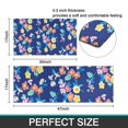 thumbnail image 7 of Pioneer Flower Floral Print Pattern Kitchen Rugs Sets Of 2,Anti Fatigue Kitchen Mat Rugs Non Slip Washable,Decorative Kitchen Floor Mats for Kitchen,Sink,Laundry,17"x30"+17"x47", 7 of 7