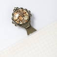 thumbnail image 5 of Cartoons Vintage Copper-Colored Lace Bookmarks, Stainless Steel Book Markers for Readers and Book Lovers - Set of 2, 5 of 5