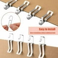 thumbnail image 3 of 200 Pcs Christmas Light Clips Metal Gutter Hooks for Outdoor Xmas Hangers for Shingles Roof Seasonal Lighting Gutter Clips Hanging Festival Xmas Outside Decoration, 3 of 6
