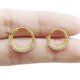 thumbnail image 4 of 316L Surgical Steel Segment Nose Ring Zircon Septum Clicker Ear Cartilage Helix Daith Hoop Body Piercing Jewelry, 4 of 5