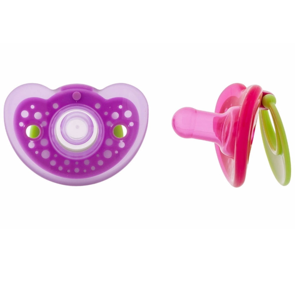 The First Years GumDrop Hospital Pacifier With Ring 618 Months