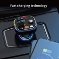 thumbnail image 1 of Gwong Electrónica Transmisor C20 FM DUAL USB 3.1A CARGADOR FAST BLUETOOTH: Compatible con Bluetooth 5.0 Player MP3 multifuncional para automóvil, 1 of 6