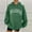 Green, variant on SIYUDAN Womens Hoodie Long Sleeve Pullover Sweatshirts Oversized Sweatshirt for WomenLight Blue Sweatshirts Fall Clothes for Women 2025 College Wear