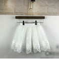 thumbnail image 7 of Zwiiyzr 2025 2-10Y Girls High Waist Tulle Skirts A-Line Mesh Tutu Skirts Dress for Toddler Girl White, 7 of 7