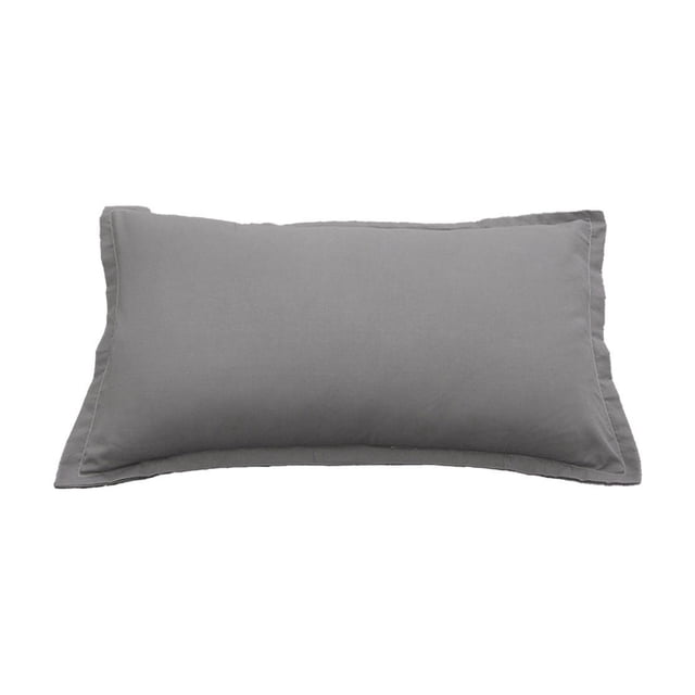 Polyester Pillowcase 19x29 Inch Soft Breathable Sleep Cover 5-Color Home Decor Solid Color Cushion Case Washable Machine Safe