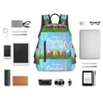 thumbnail image 4 of Fuzoiu Happy Easter Print Lightweight Daypack,Weekender Bag for Men and Women, Travel Backpack with Padded Straps for School, Travel & Work, 4 of 7