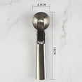 thumbnail image 7 of Cheers.US Premium Stainless Steel Ice Cream Scoop with Trigger Ice Cream Scooper Dishwasher Safe, Heavy Duty Metal Icecream Scoop Spoon with Anti-Freeze Handle, Perfect for Frozen Yogurt, 7 of 7