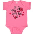 thumbnail image 3 of Inktastic Lil Miss Love Bug with Lady Bug and Hearts Girls Baby Bodysuit, 3 of 5