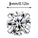 thumbnail image 2 of Pendientes redondos de plata maciza para mujeres Pendientes de plata para niñas y mujeres 2mm/3mm/4mm, 2 of 4