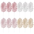 thumbnail image 1 of Shisuyan Holiday Decoration Leaves Imitation Photo Props Gold 12Pcs 16X6In, 1 of 8