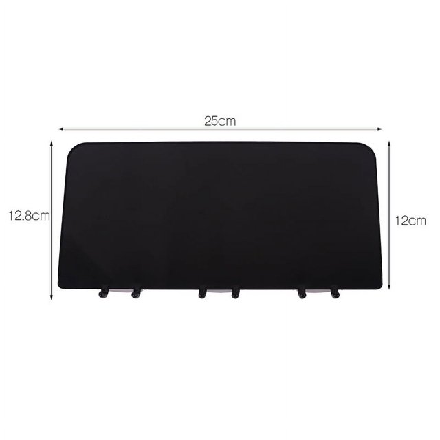 Estante de almacenamiento de plástico para pared con tablero sin perforaciones, estante de almacenamiento para cocina, baño, multiusos