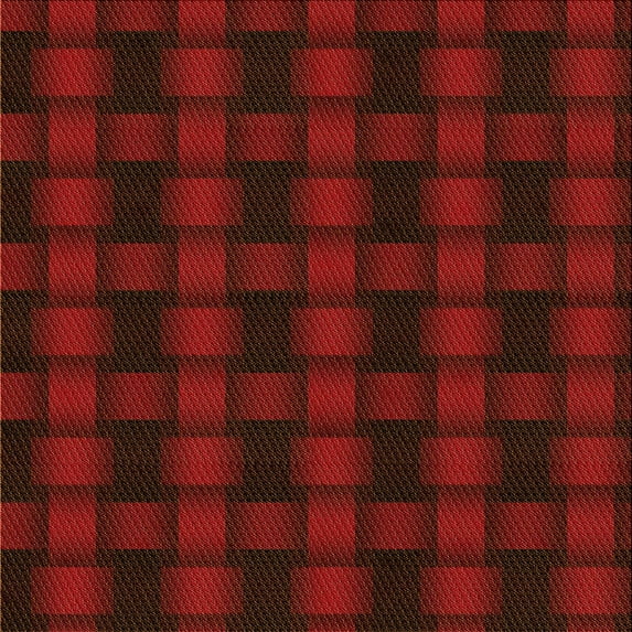 Ahgly Company Indoor Square Patterned Love Red Area Rugs, 5' Square