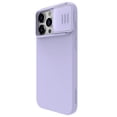 thumbnail image 3 of Masadoras CamShield Silky Silicone Case for AP IP15 Pro Max - Shockproof and Stylish Design - Misty Purple, 3 of 7