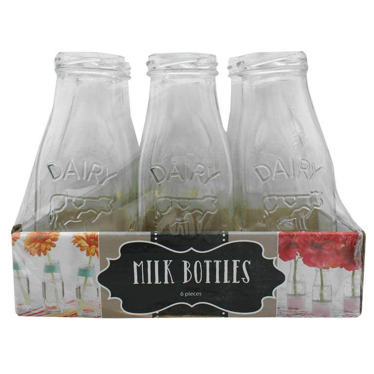 Empty Plastic Bottles Milk Container, 12 oz Bottles Mini Milk Jugs