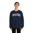 thumbnail image 4 of Potato Sweatshirt Gifts Crew Neck Shirt Long Sleeve Unisex, 4 of 7